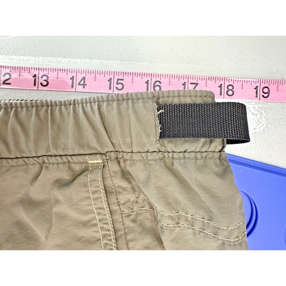 REI Mens Activewear Pants LX28 Army Green Convertible Shorts UPF 50 Belted Cargo - Picture 12 of 16